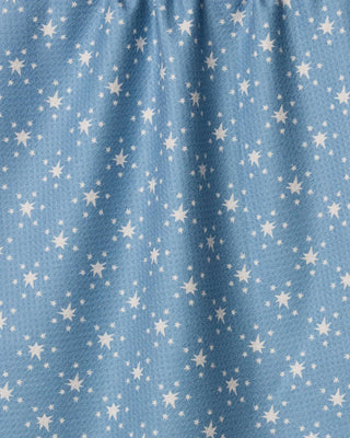 Geometry Freedom Blue Tea Towel – Star Print Kitchen Towel