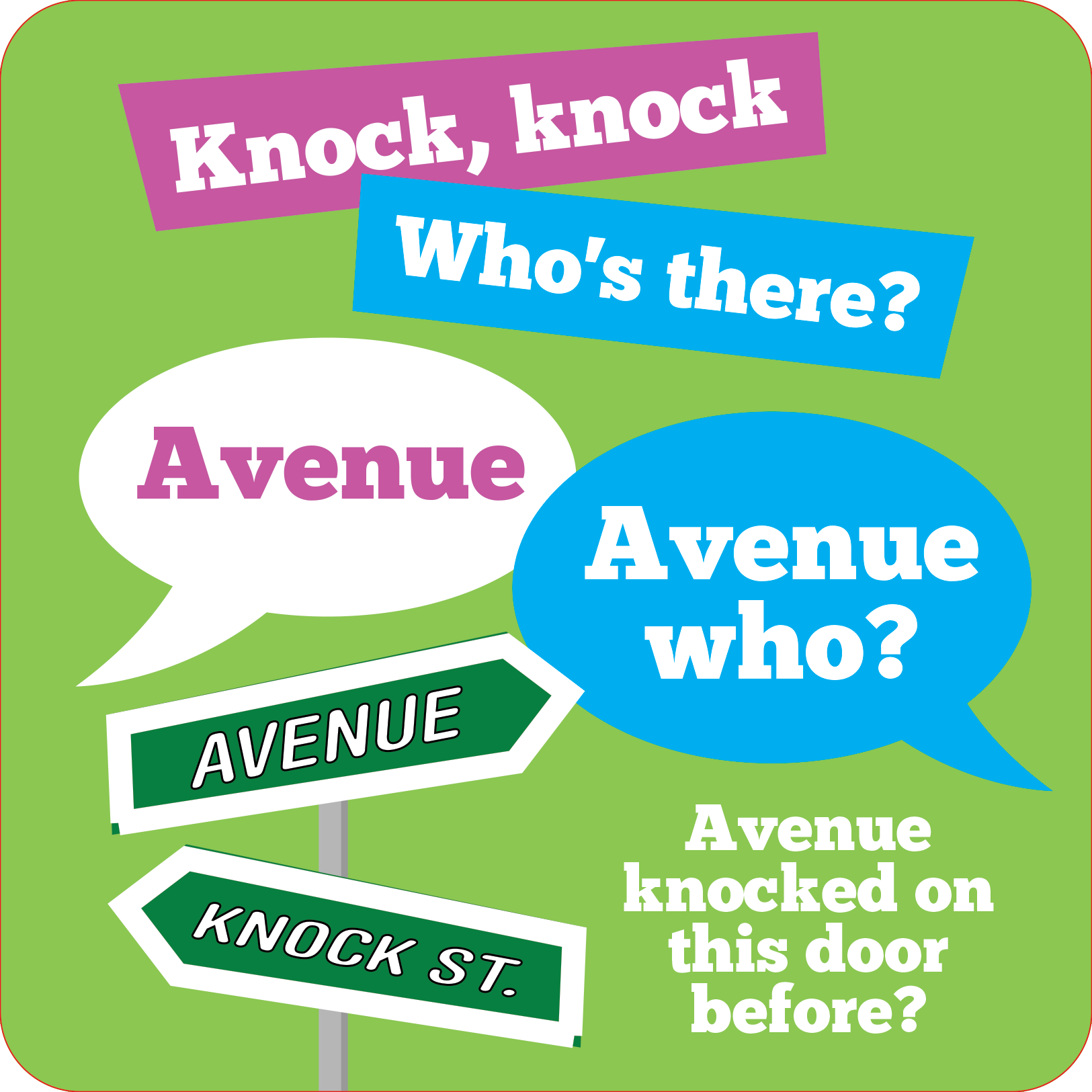 Knock Knock Jokes Lunch Box Notes (Set of 60 Cards)