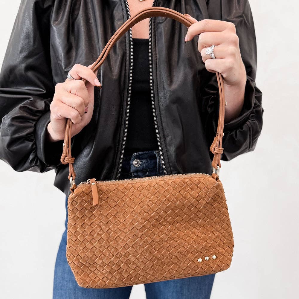 Suede Harper Hobo Shoulder Bag