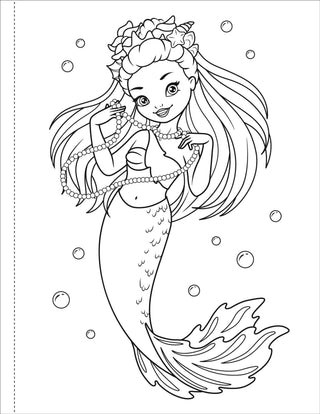 Mermaids Coloring Book | Kids Mermaid Coloring Book