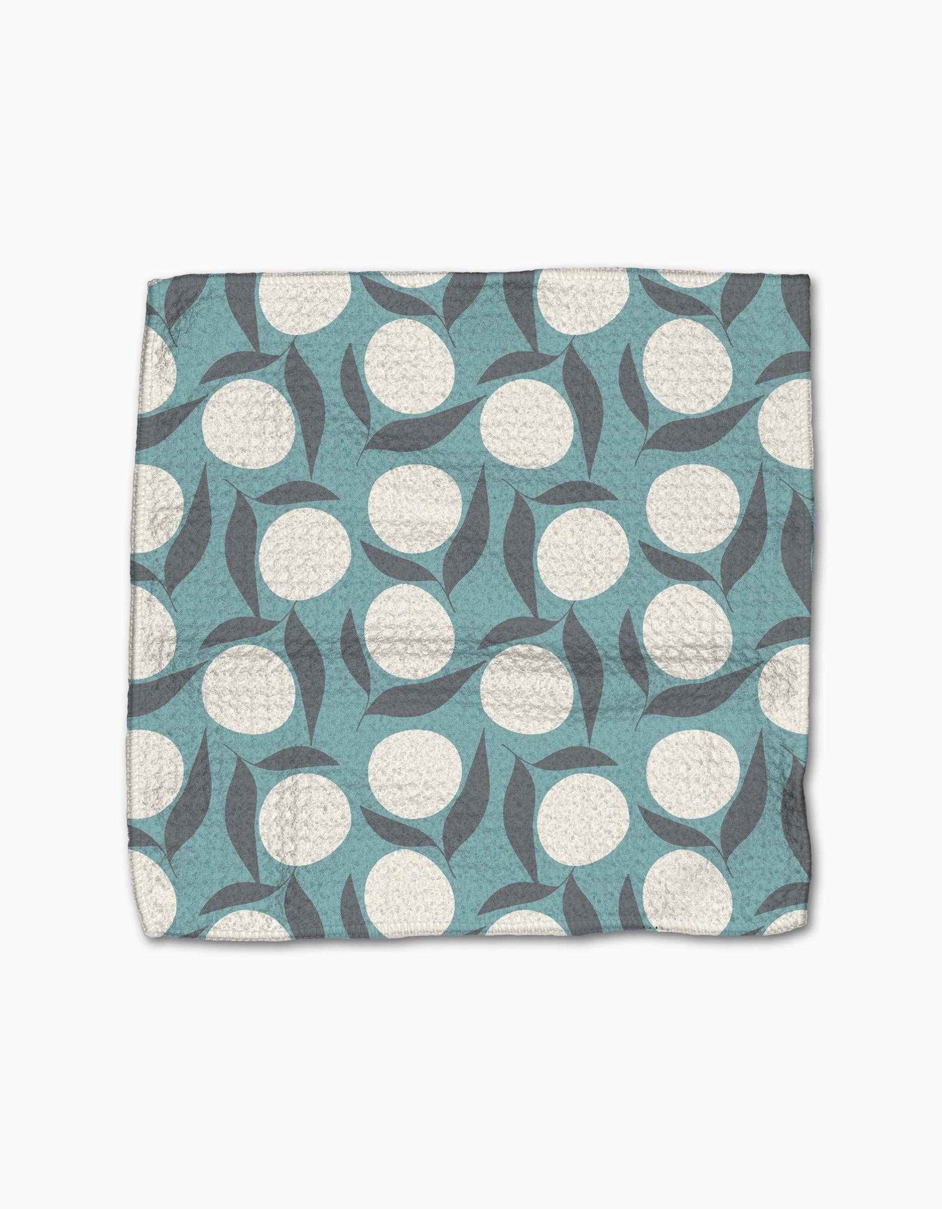Geometry Polka Dot Blooms Dishcloth Set