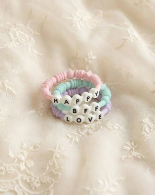 Bitzy Bands Silicone Teething Rings – Set of 3