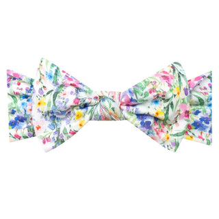 Josie Floral Knit Headband Bow
