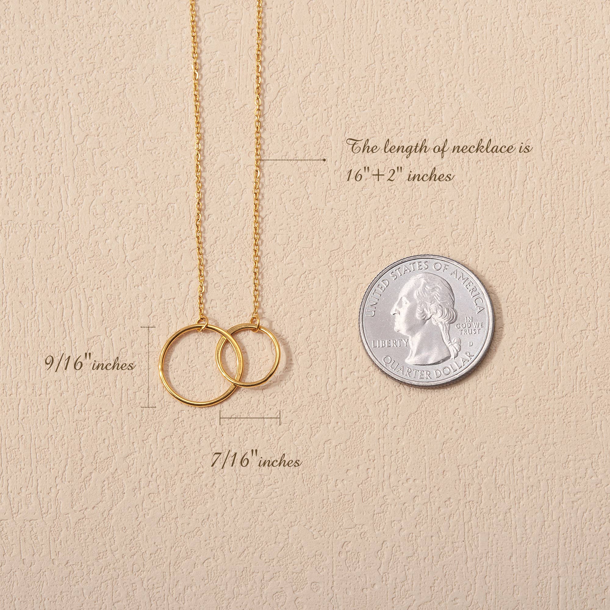 Infinity Necklace with I Love You Card Jewelry Set