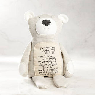 Poetic Threads Blessing Bear | Baby Gift