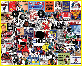 I Love Hockey 1000-Piece Jigsaw Puzzle
