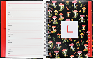 Mushrooms Large Address Book