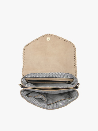 Sloane Whipstitch Tassel Crossbody Bag