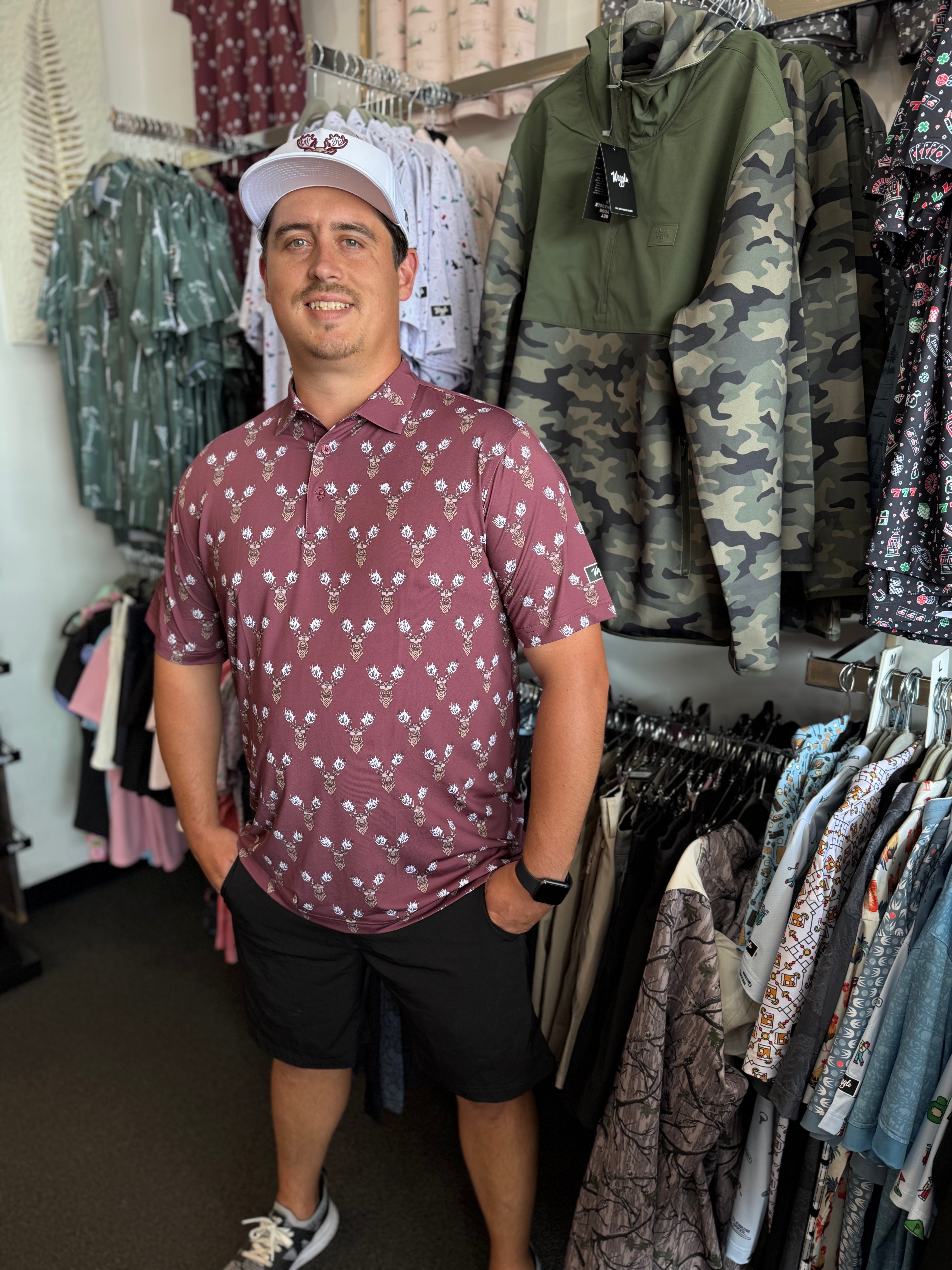 Waggle Rack Star Men's Polo