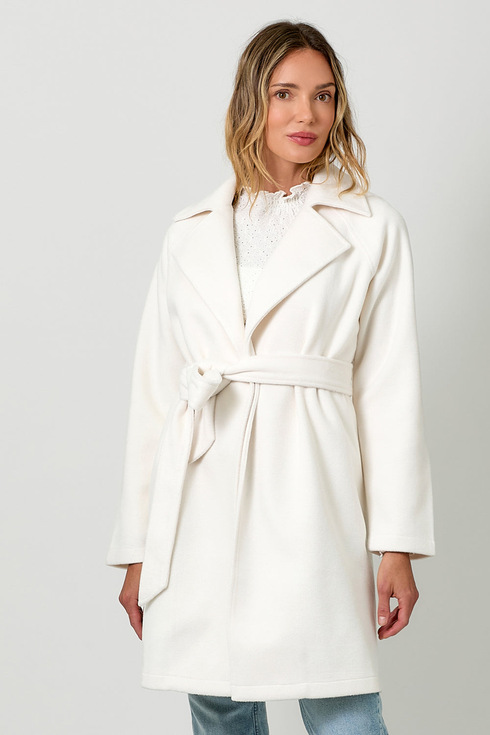 Lapel Collar Robe Coat