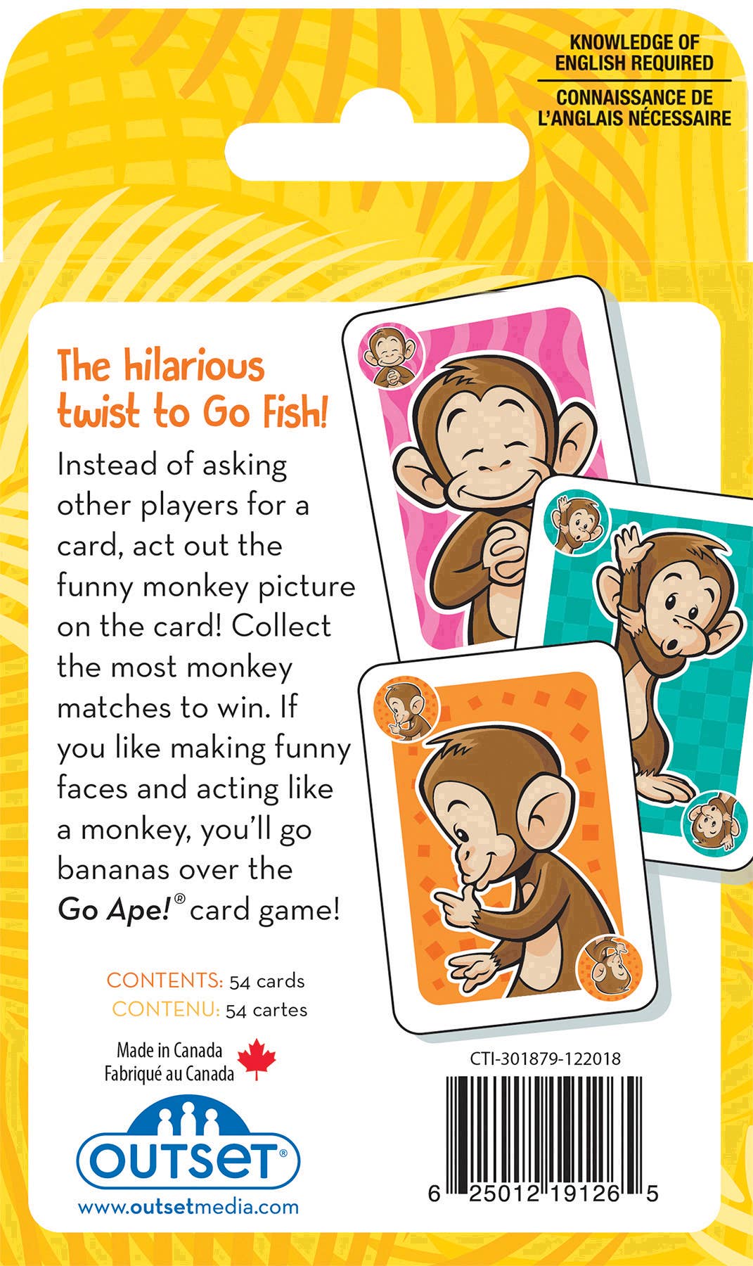 Go Ape! Card Game