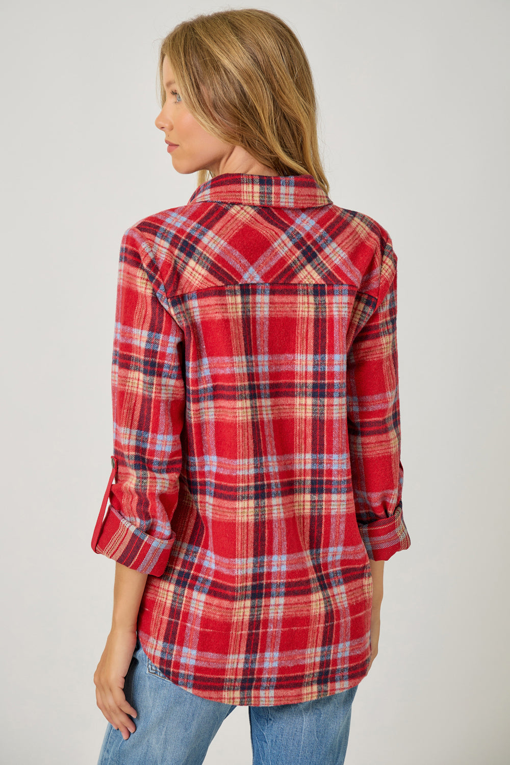 Plaid Shirt Jacket