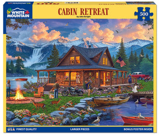 Cabin Retreat 500-Piece Jigsaw Puzzle