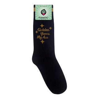 Golden Years My Ass | Funny Socks | Retirement | Funny Gift