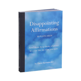 Disappointing Affirmations: 30 Postcards | Funny Postcard Set