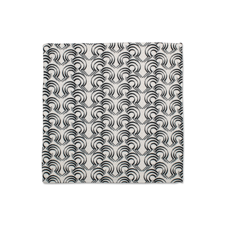 Geometry Night Reeds Dishcloth Set of 3 – Black & White Graphic Dishcloths