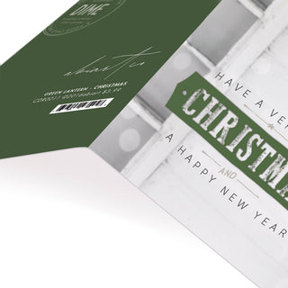 Green Lantern Christmas Card