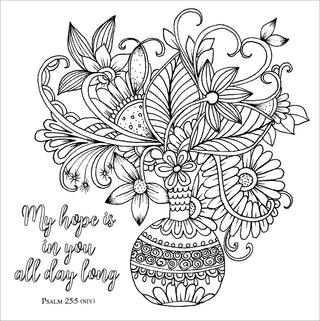 Blessed Artist's Coloring Book | Christian Adult Coloring Book