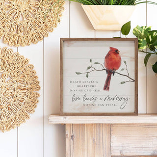 Love Leaves A Memory Whitewash Wall Art