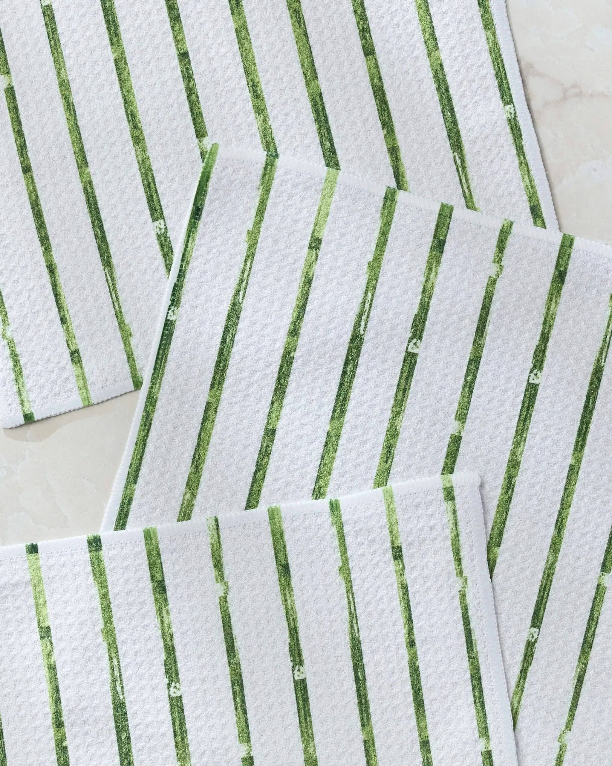 Greenhouse Stripe Dishcloth Set