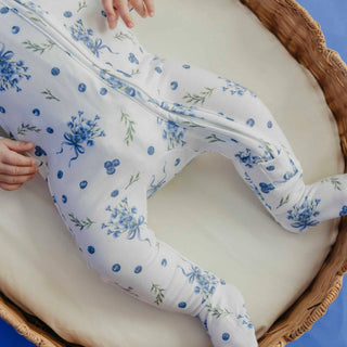 Catherine Zip-Up Footie Pajamas