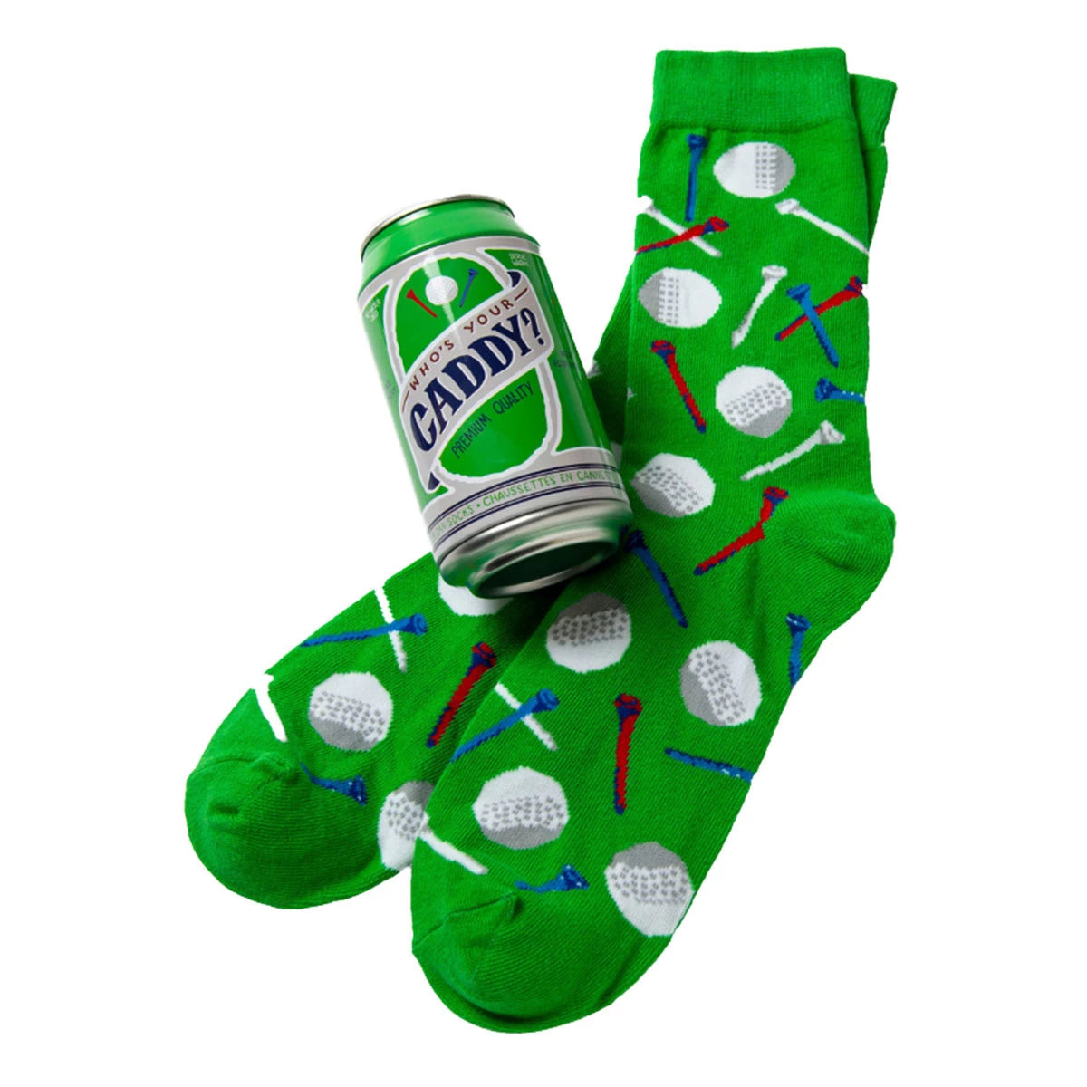 Who's Your Caddy Men's Beer Can Sock