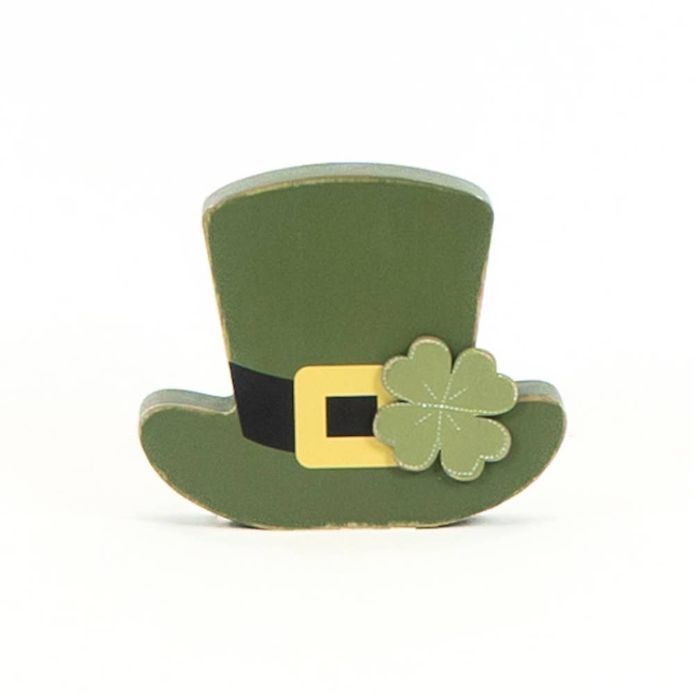 St Patrick's Hat Wood Decor