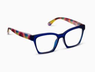 Peepers Maisie Reading Glasses - Blue/Ikat