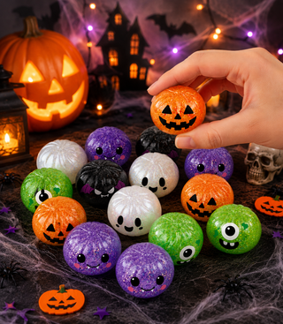 Fun Doh SquishZilla Petite Spooky Steamers – Halloween Squishy Dumpling Toy