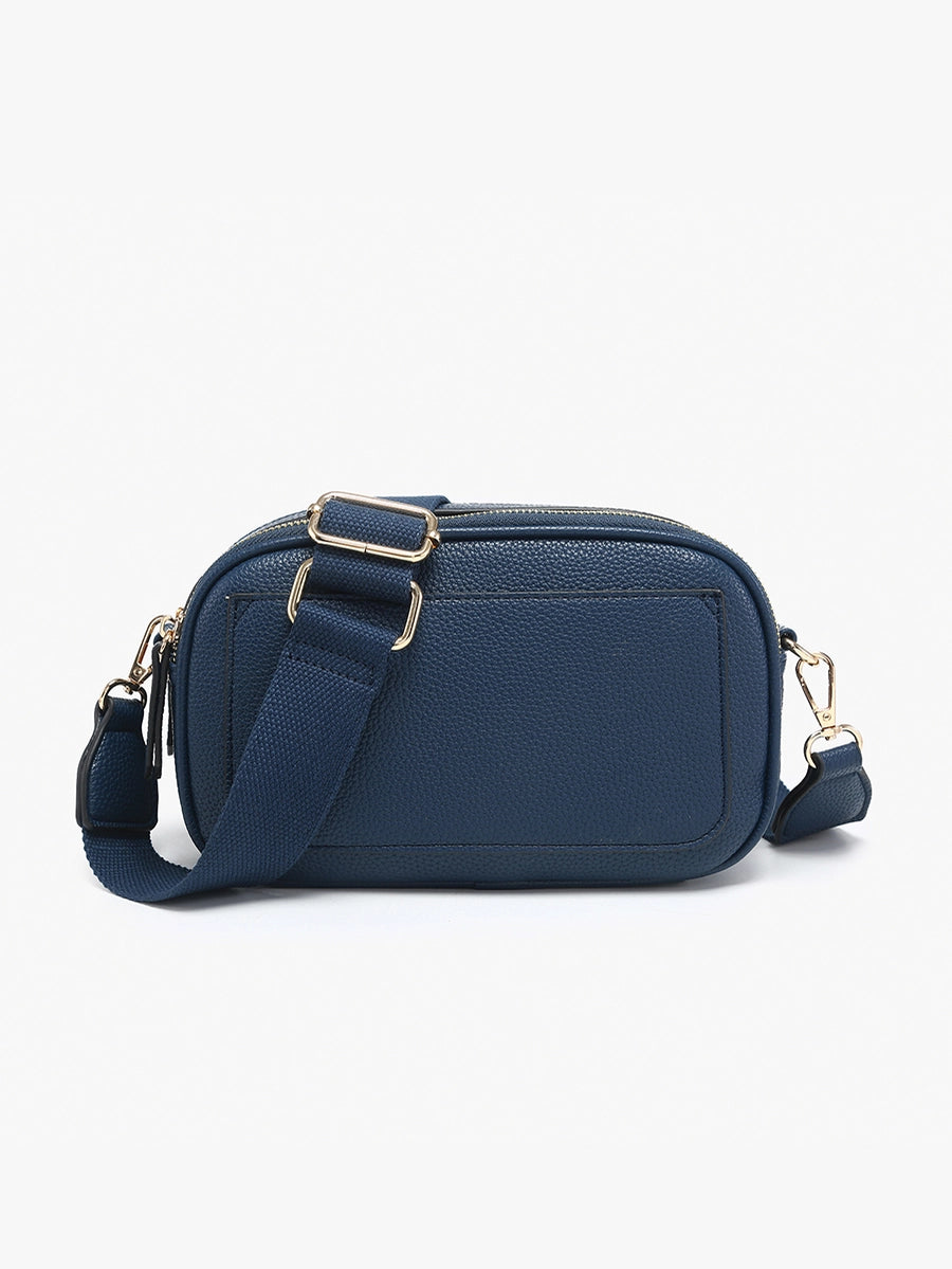 Sky Dual Zip Crossbody Bag