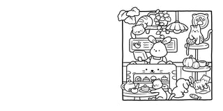 Cozy Café Coloring Book | 40 Café & Bakery Illustrations