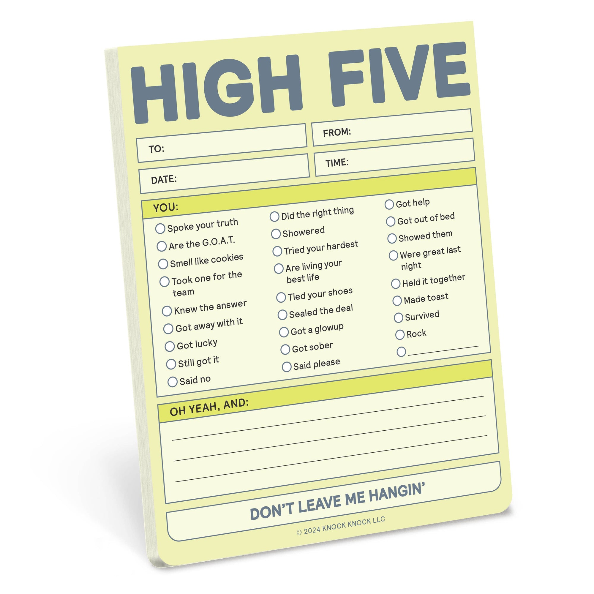 High Five Nifty Note Pad