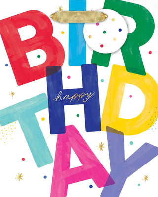 Birthday Block Medium Tote Bag