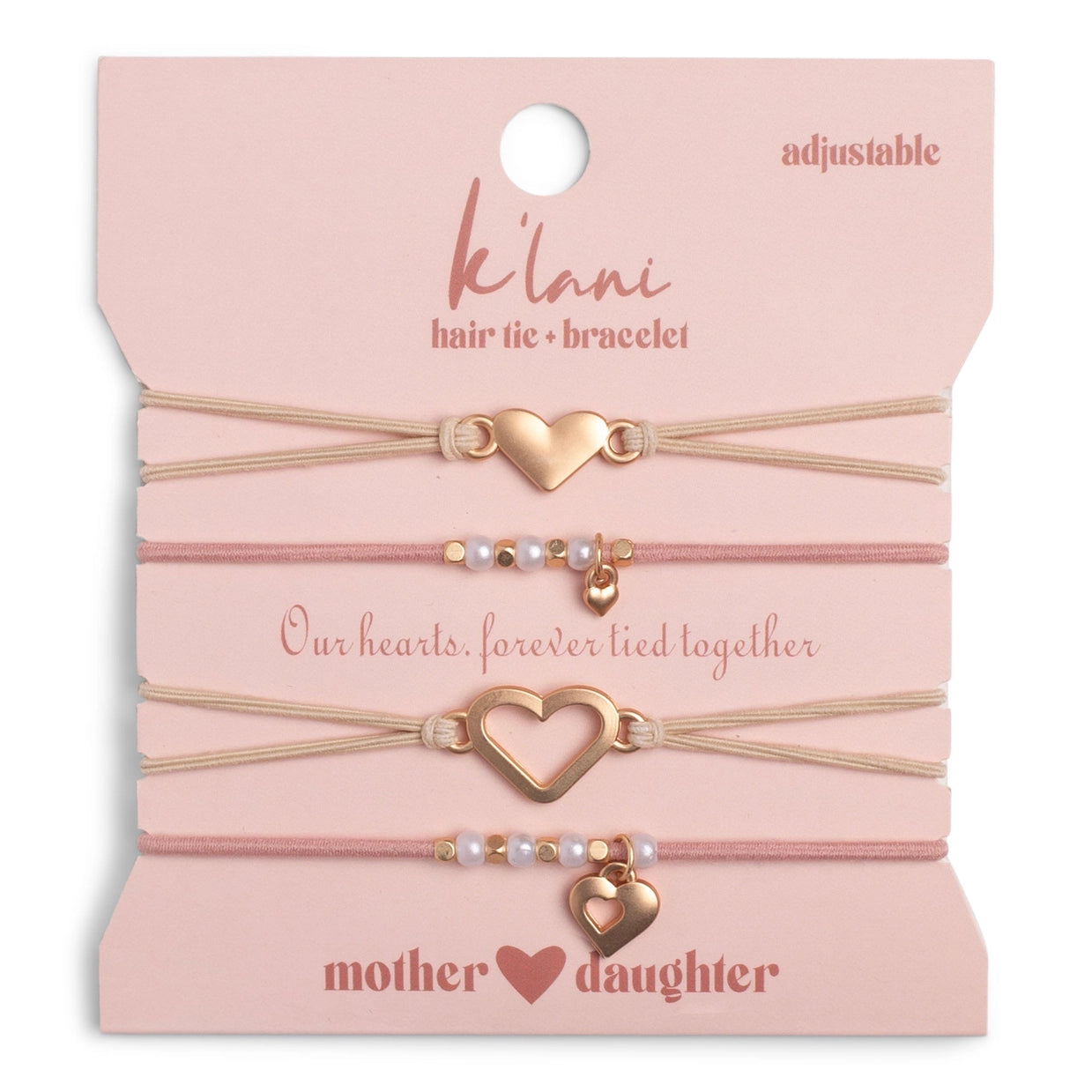 Mother / Daughter Hair Tie Bracelets