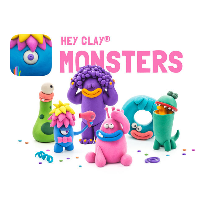 Hey Clay Forest Animals Set Air Dry Clay Kit 15 Cans and Sculpting Tools with Fun Interactive Instructions App