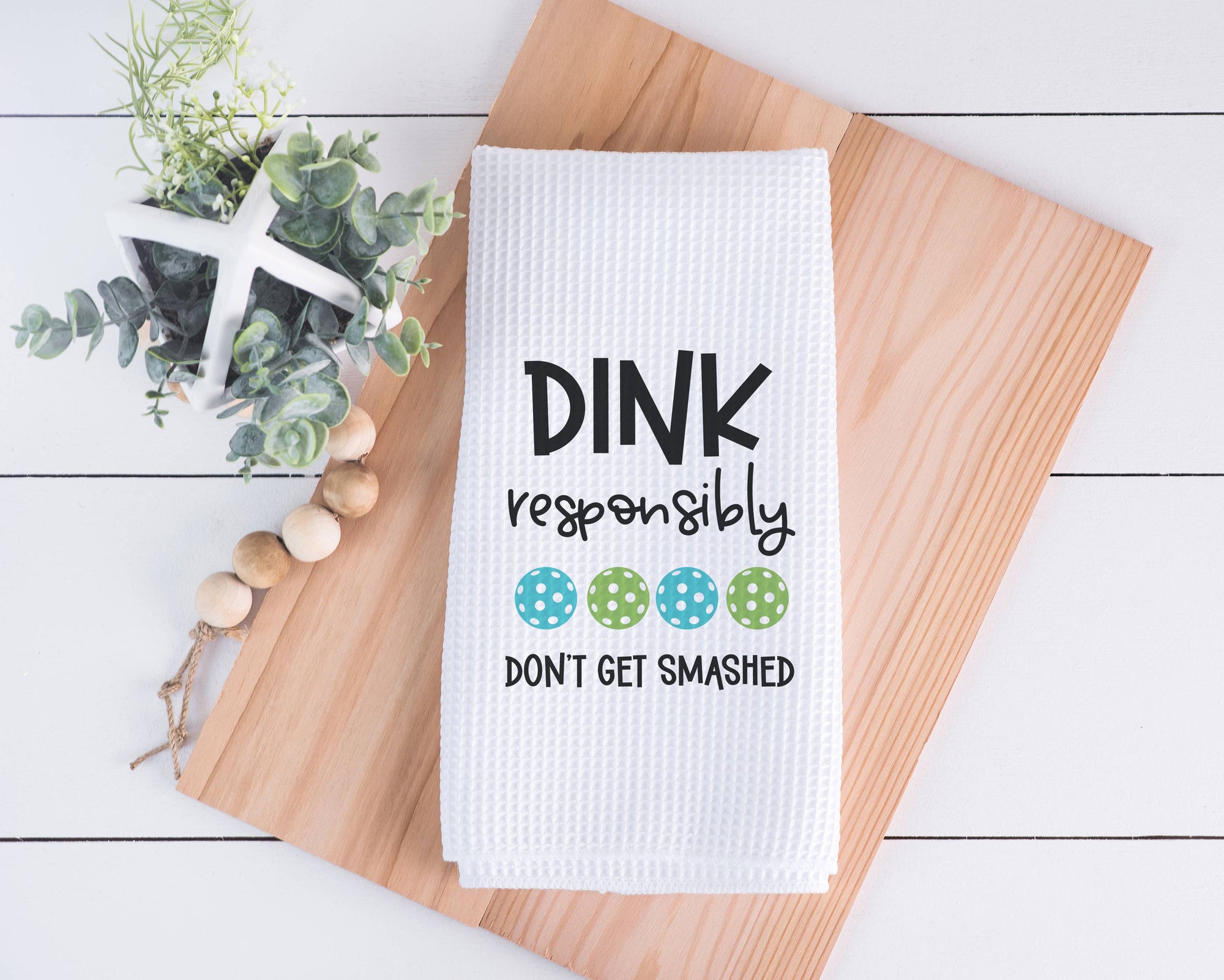 Dink Responsibly Pickleball Towel