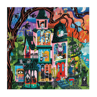 Monster Mansion 500-Piece Family Puzzle | Halloween Puzzle