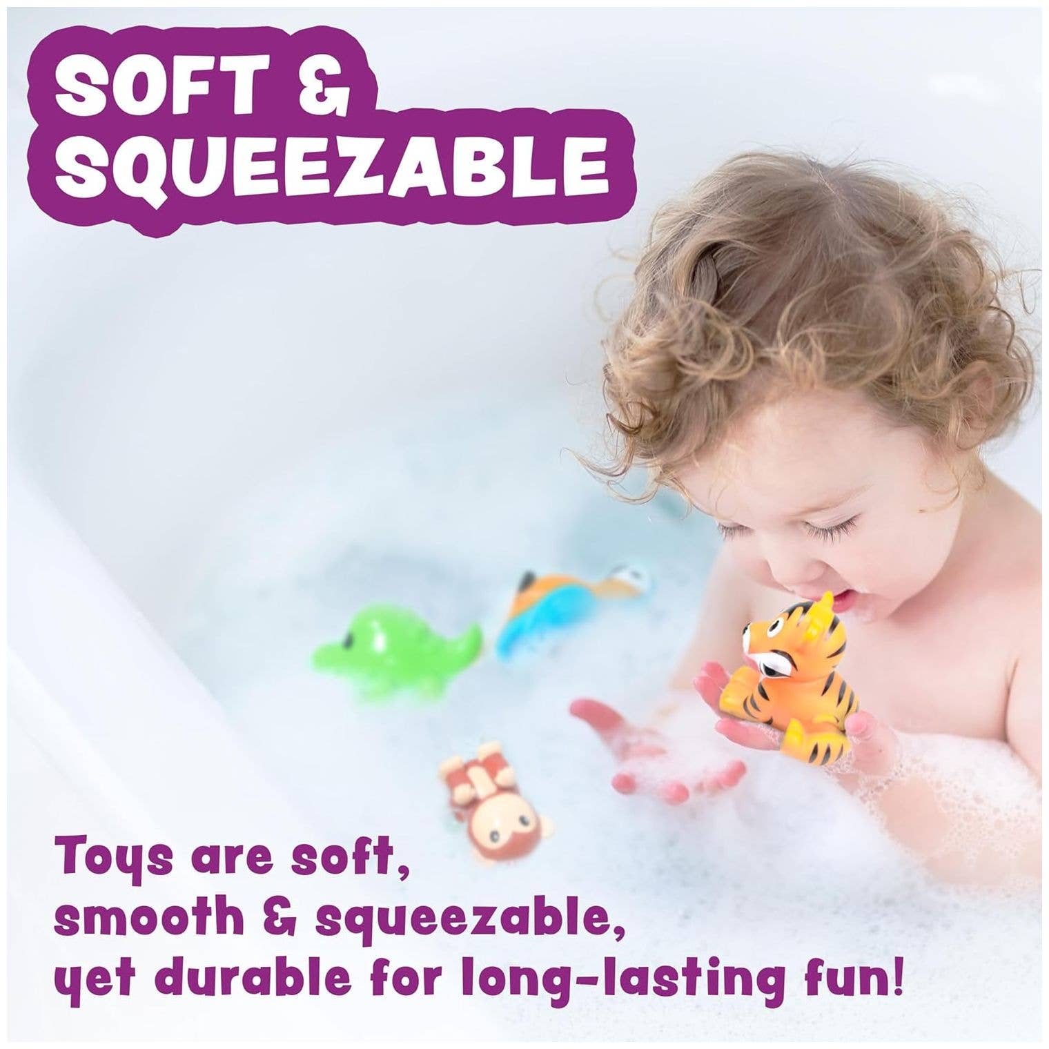 Tub Works® Rainforest™ Mold Free Bath Toys