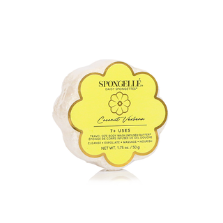 Coconut Verbena Daisy Spongette  | Soap Sponge | White Lotus