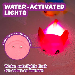 Tub Works Under the Sea Light-Up Bath Toys, 6-Pack