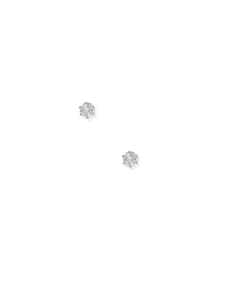 Helen Micro Silver Screwback Stud Earrings