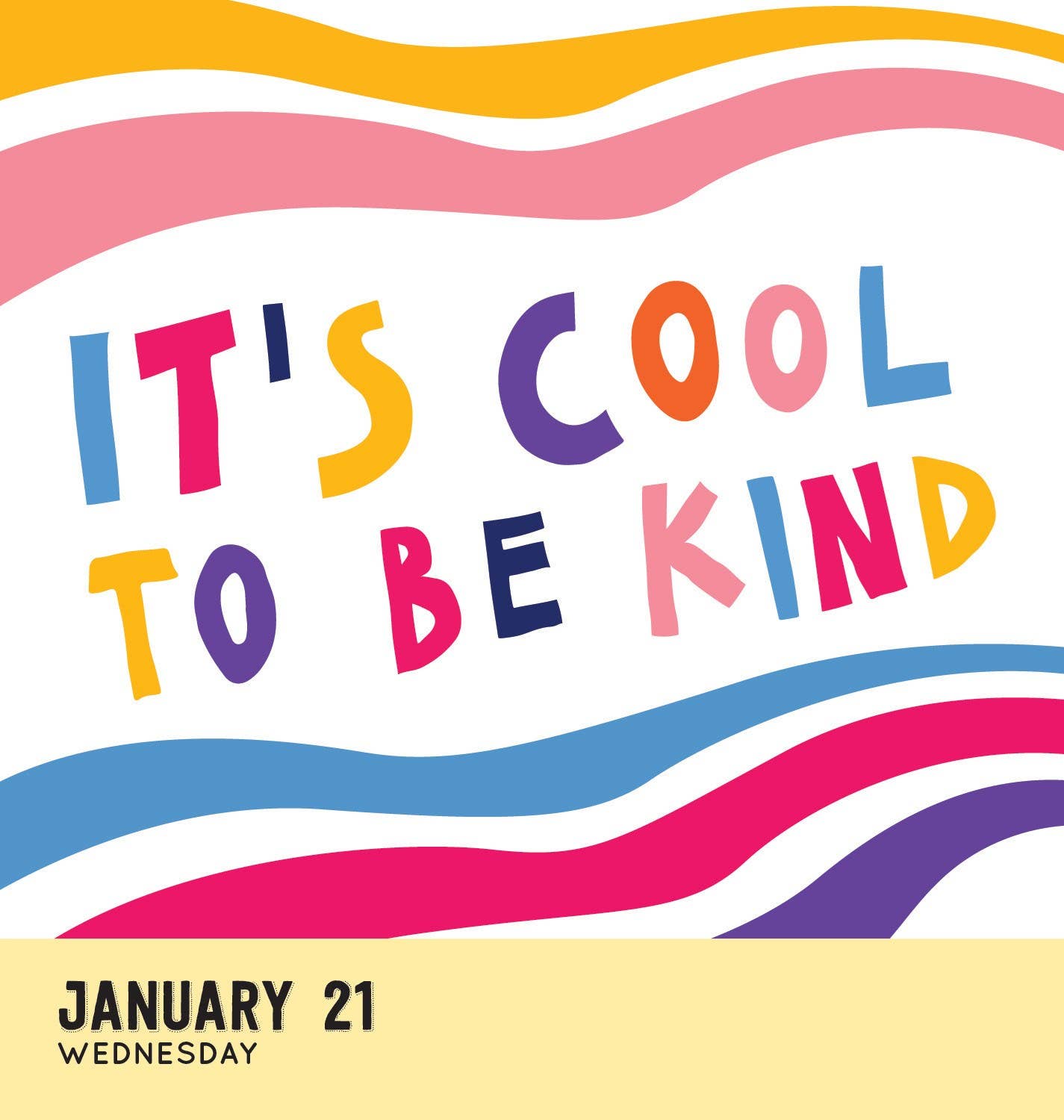 2026 Instant Happy Notes Boxed Calendar