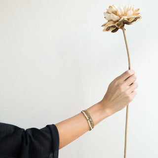 Scout Delicate Stone Pyrite Wrap Bracelet & Necklace