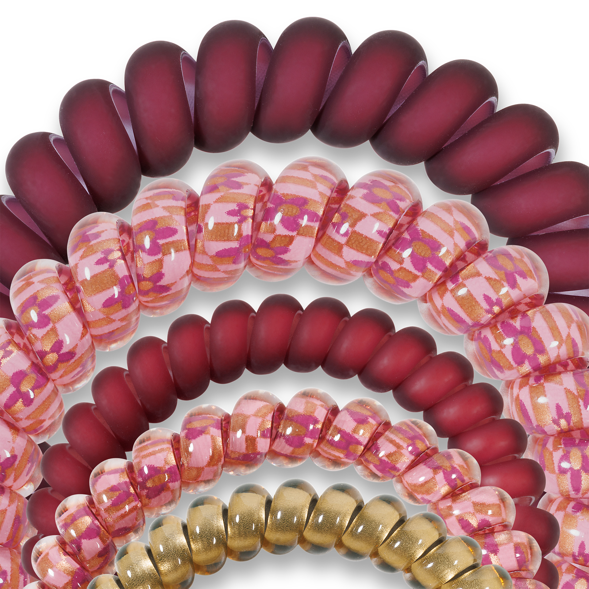 Teleties Burgundy Bliss Hair Ties