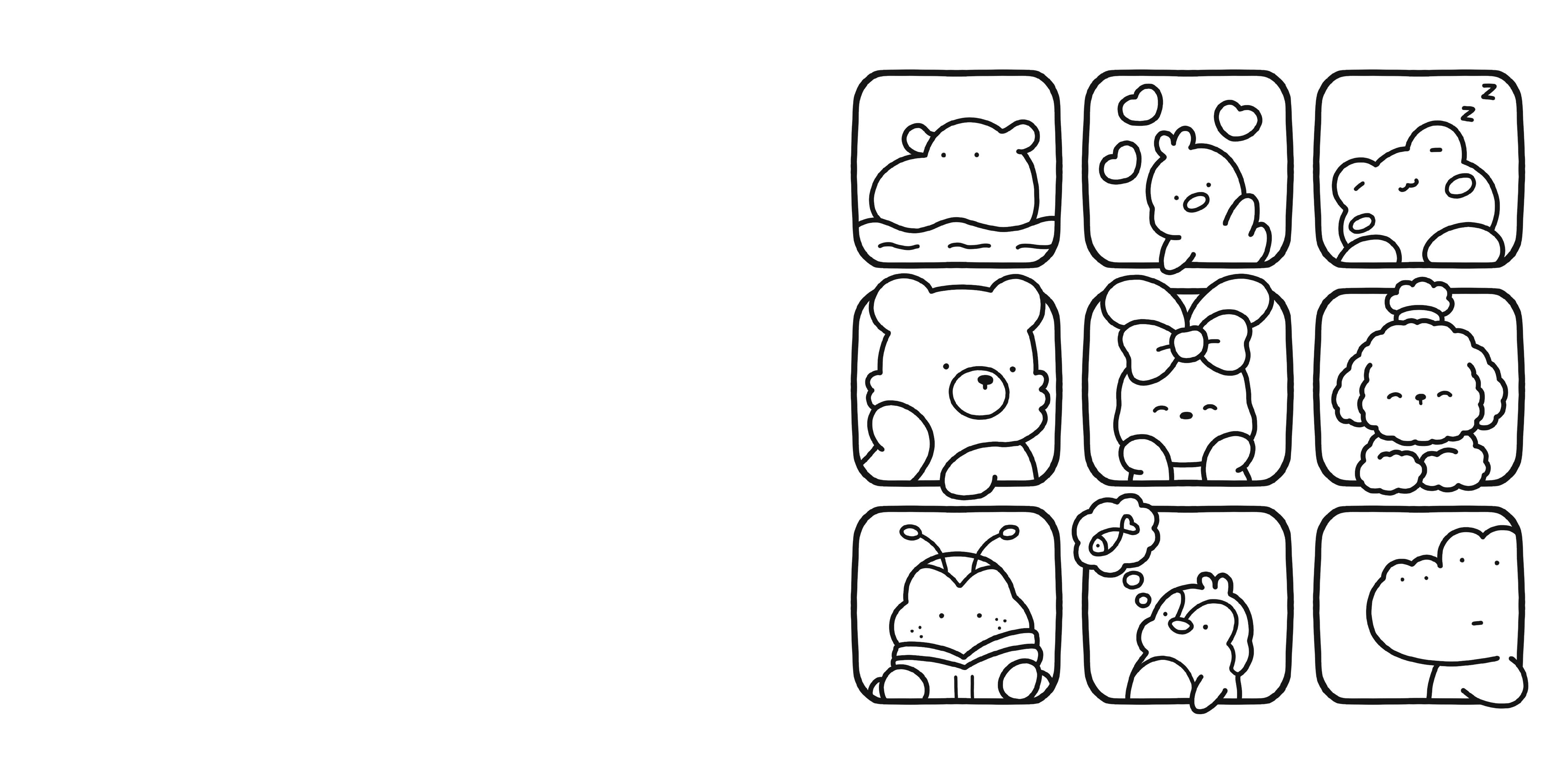 Cozy Friends Coloring Book by Coco Wyo