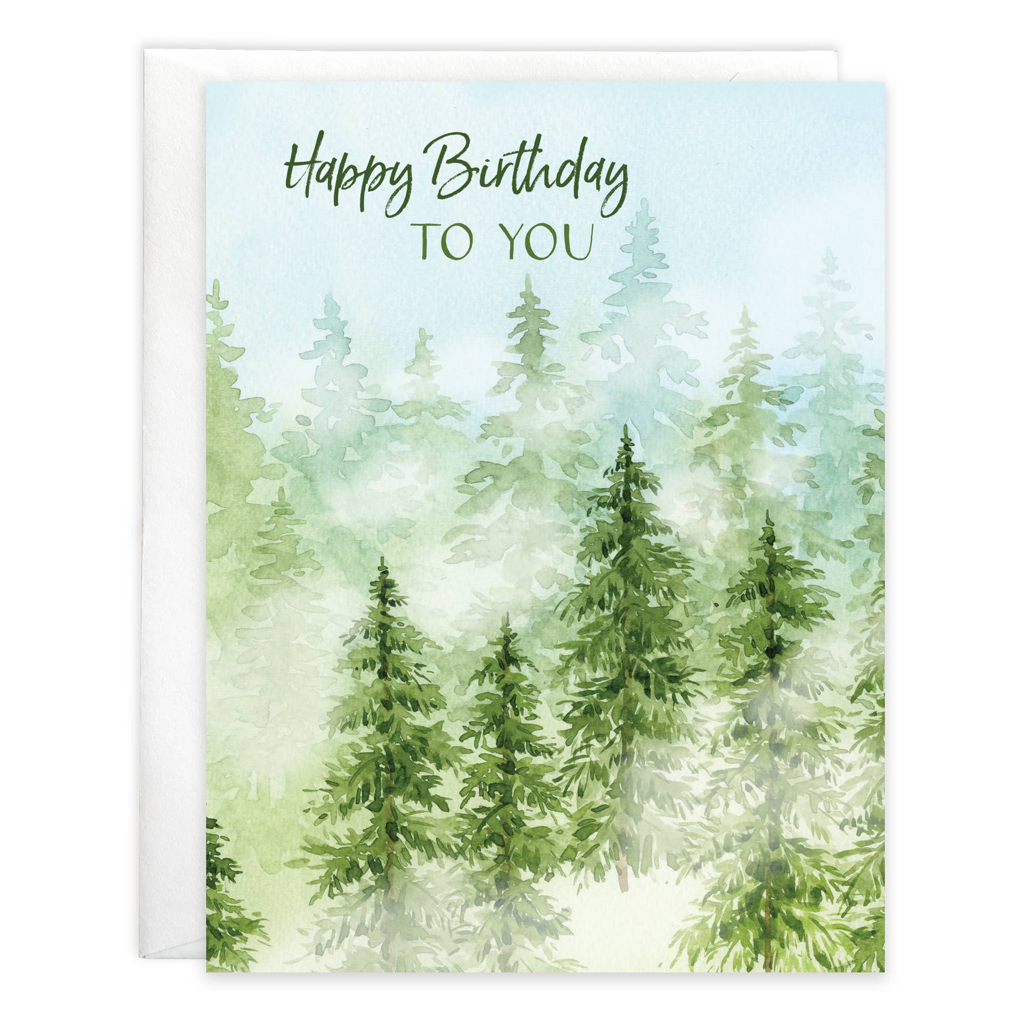 Birthday Greeting Card - Forest
