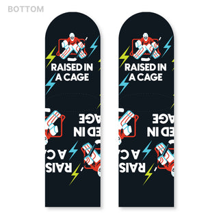 Raised in a Cage Hockey Goalie Kids' Crew Socks