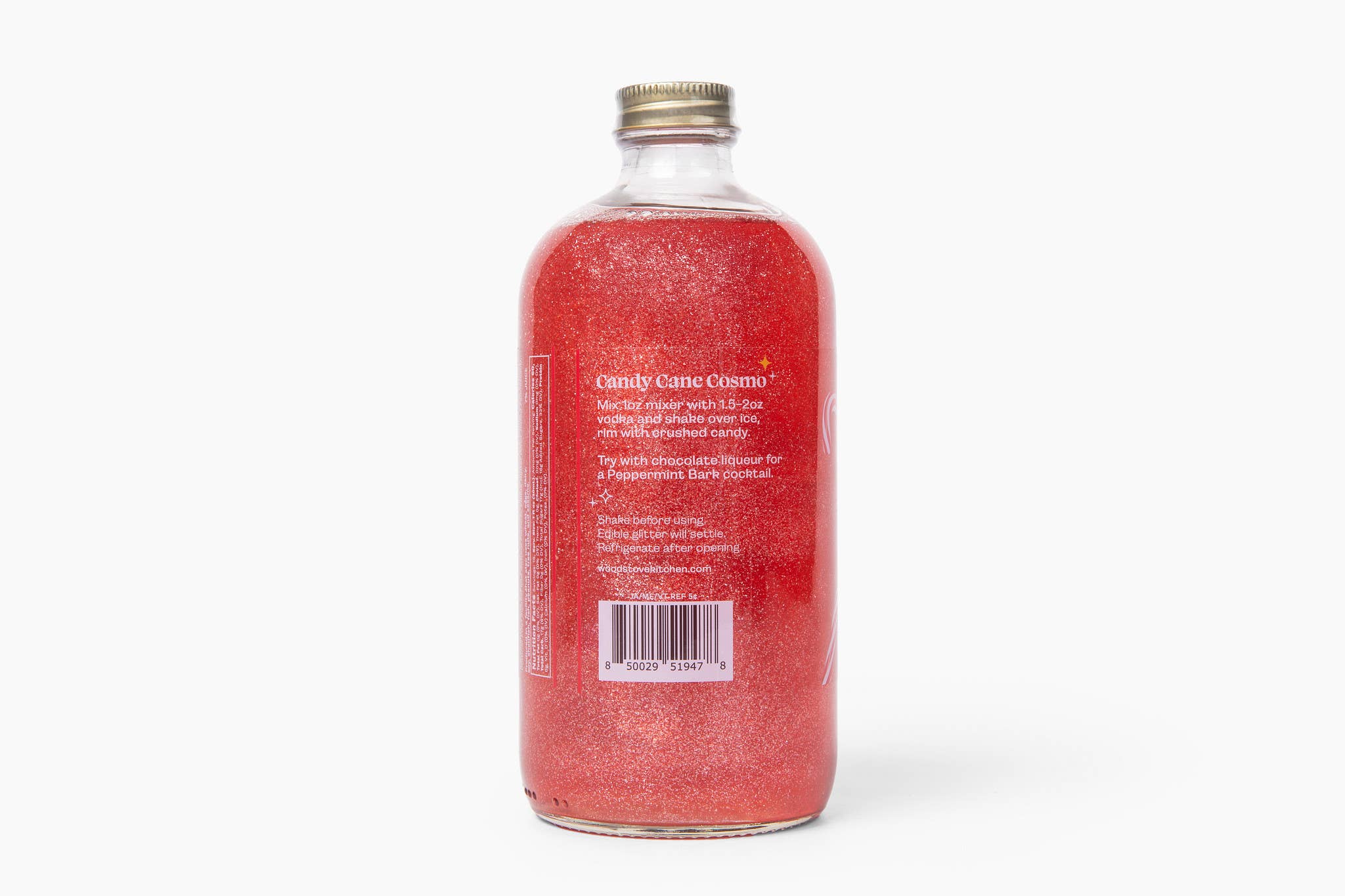Candy Cane Sparkle Cocktail & Mocktail Mixer