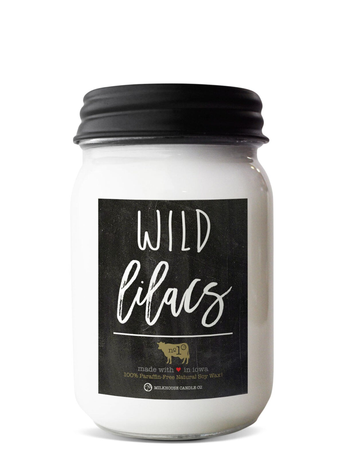 Farmhouse Mason Jar Candle - Wild Lilacs