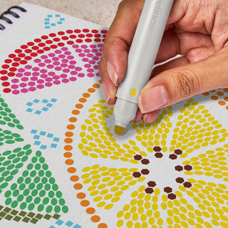 FlowArt Stamp by Shape | Secret Garden | Meditative Mosaic Art Pad